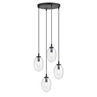 Lampa wisząca ASTRAL 4 BL PREMIUM TRANSPARENT