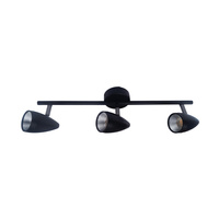 Lampa sufitowa Cortino 3xLED czarna LP-2638/3W