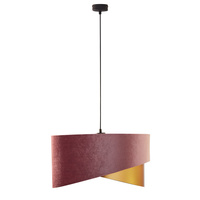 Lampa wisząca TERCINO PINK/GOLD 3 PŁ ŚCIĘTA 500