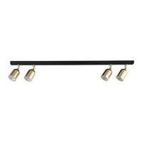 Lampa sufitowa TOP BLACK GOLD 4 PŁ