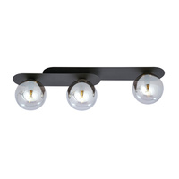 Lampa sufitowa PLAZA 3 BLACK/GRAFIT