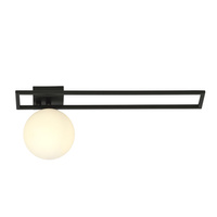 Lampa sufitowa IMAGO 1C BLACK/OPAL