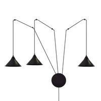 Lampa wisząca ABRAMO 3 BLACK