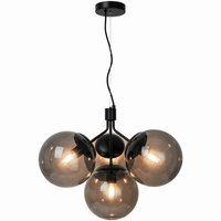 Lampa wisząca Ivona 4-Pendant Czarny