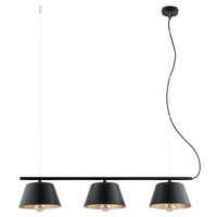 Lampa wisząca GELATO 3 BLACK/GOLD