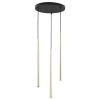 Lampa wisząca PIANO GOLD 3 PŁ