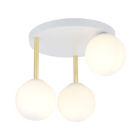 Lampa sufitowa DOLCE 3 WH OPAL