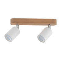 Lampa sufitowa TOP WOOD WHITE 2 PŁ