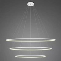 Lampa wisząca Ledowe Okręgi No.3 120cm 3k biała