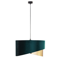 Lampa wisząca TERCINO BLUE/GOLD 3 PŁ ŚCIĘTA 500