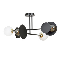 Lampa sufitowa MINERVA 4 BLACK