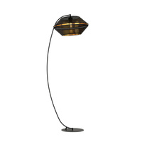 Lampa podłogowa MALIA LP BLACK/GOLD