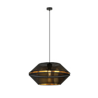 Lampa wisząca MALIA 1 BLACK/GOLD