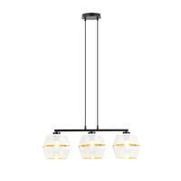 Lampa wisząca PIANO 3 WHITE/GOLD