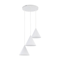 Lampa wisząca CONO WHITE 3 KOŁO