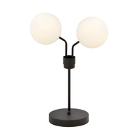 Lampka stojąca NOVA LN2 BLACK/OPAL