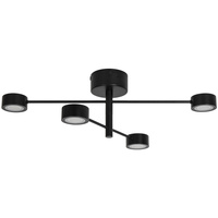 Lampa sufitowa Clyde Flex 4-Rail Czarny