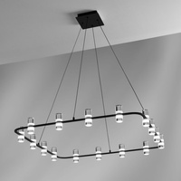 Lampa wisząca KINGFORT 16 czarny 16x4W 3000K