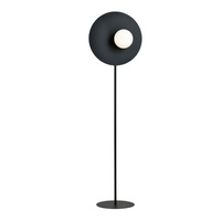 Lampa podłogowa OSLO LP BLACK/OPAL