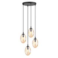 Lampa wisząca ASTRAL 4 BL PREMIUM MIODOWY