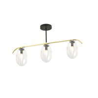 Lampa sufitowa FINES 3 BL TRANSPARENT