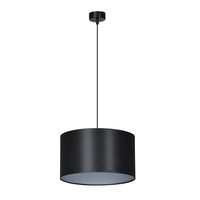 Lampa wisząca ROTO 1 BL BLACK/SILVER