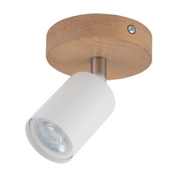 Lampa punktowa TOP WOOD WHITE 1 PŁ