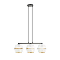 Lampa wisząca MALIA 3 WHITE/GOLD