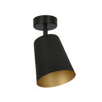 Lampa sufitowa PRISM 1 BLACK / GOLD