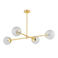 Lampa sufitowa CADIX GOLD 4 PŁ WYSOKI