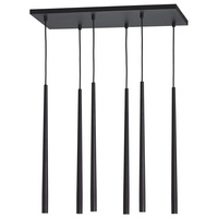 Lampa wisząca PIANO BLACK 6 PŁ