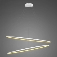 Lampa Ledowe Okręgi No.2 120cm 3k biała