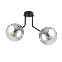 Lampa sufitowa NOVA 2 BLACK/GRAFIT