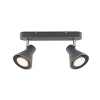 Lampa sufitowa Eik   2-spot   Szary