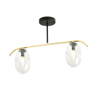 Lampa sufitowa FINES 2 BL TRANSPARENT