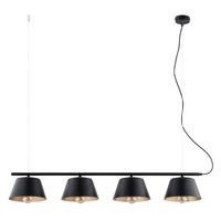 Lampa wisząca GELATO 4 BLACK/GOLD