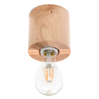 Lampa sufitowa SALGADO naturalne drewno