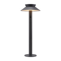 Lampa ogrodowa Justina garden Solar Light Anthracite