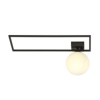 Lampa sufitowa IMAGO 1A BLACK/OPAL