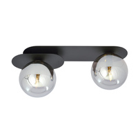 Lampa sufitowa PLAZA 2 BLACK/GRAFIT