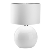 Lampka stojąca PALLA WHITE/SILVER 1 PŁ