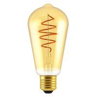 Żarówka Deco Spiral E27 Edison Gold