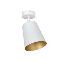 Lampa sufitowa PRISM 1 WHITE / GOLD