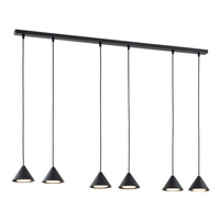 Lampa wisząca ELIT 6 BLACK