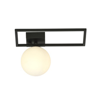 Lampa sufitowa IMAGO 1D BLACK/OPAL