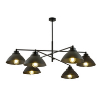 Lampa sufitowa MAVERICK 6 BLACK