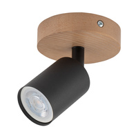 Lampa punktowa TOP WOOD BLACK 1 PŁ