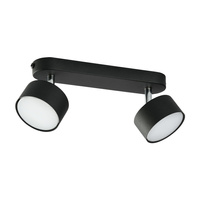 Lampa sufitowa CLARK BLACK 2 PŁ