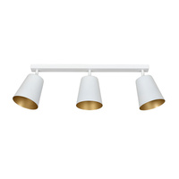 Lampa sufitowa PRISM 3 WHITE / GOLD