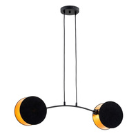 Lampa wisząca MOTIF 2 BLACK/GOLD